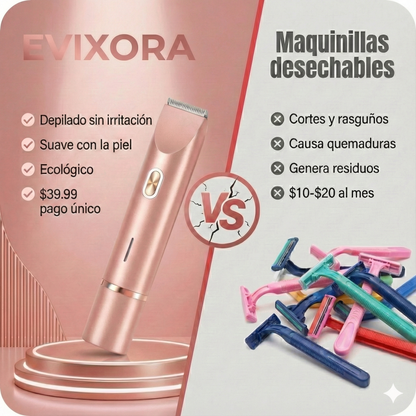 2 en 1 Afeitadora Waterproof